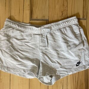 Nike Women's Athletic Light Gray Shorts